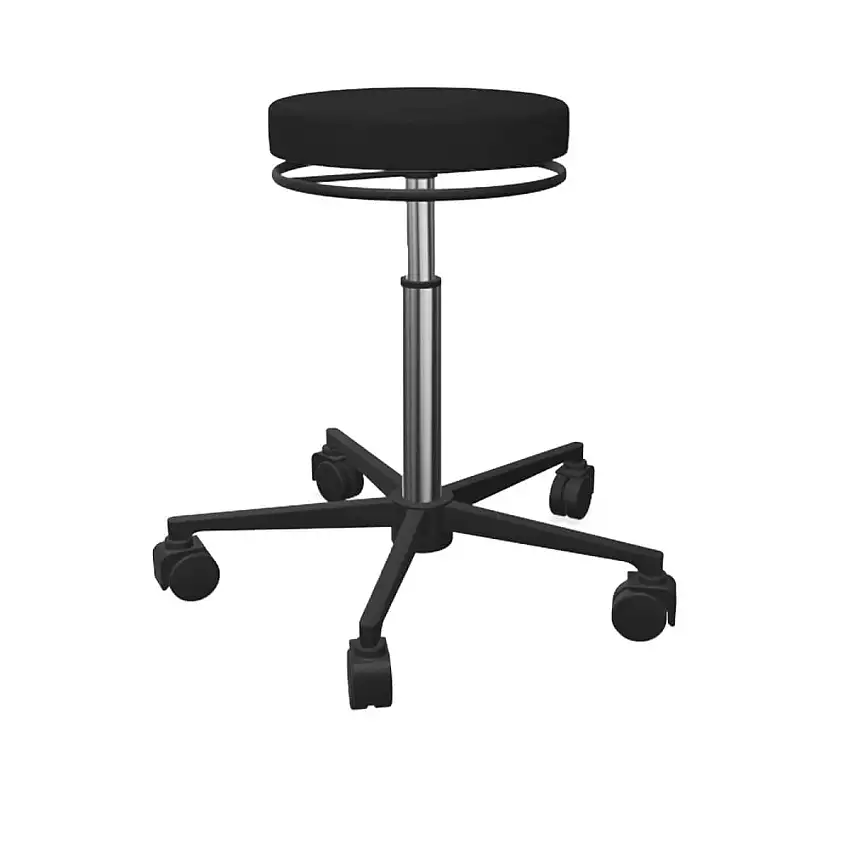 SCHMITZ medical Tabouret à roulettes avec piétement en plastique varimed Noir