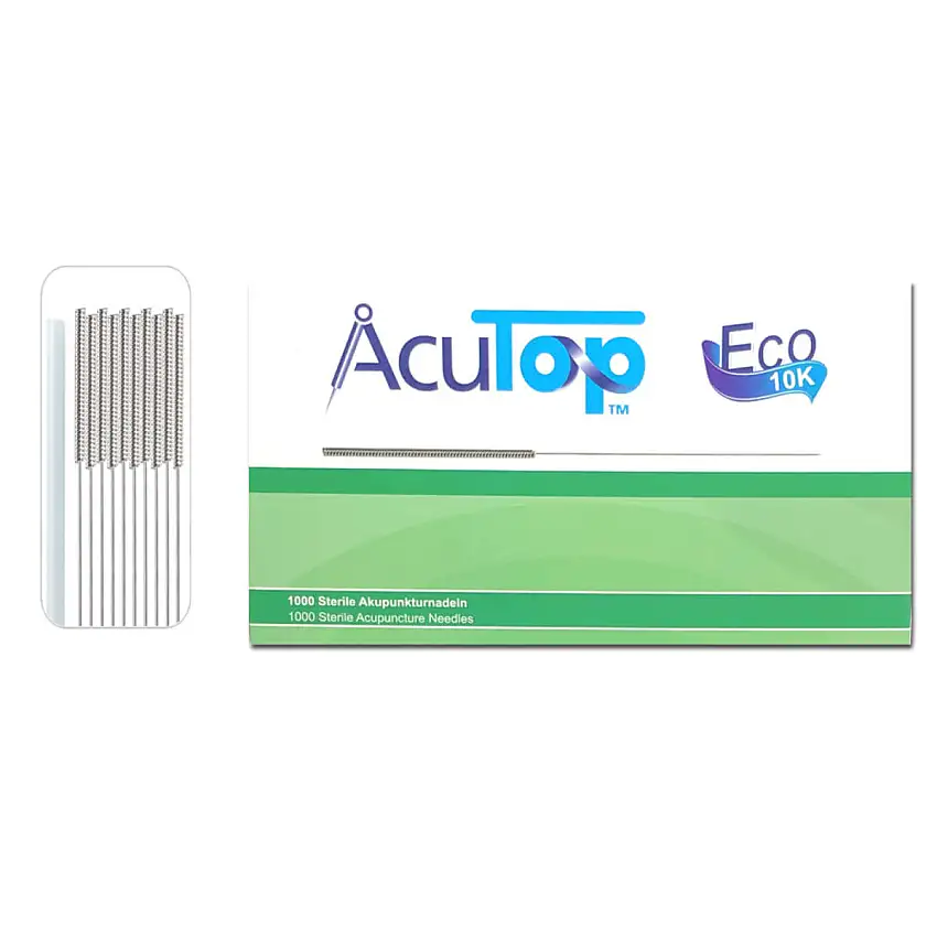 AcuTop Aiguilles d’acupuncture Eco de type 10K 0,25 x 25 mm