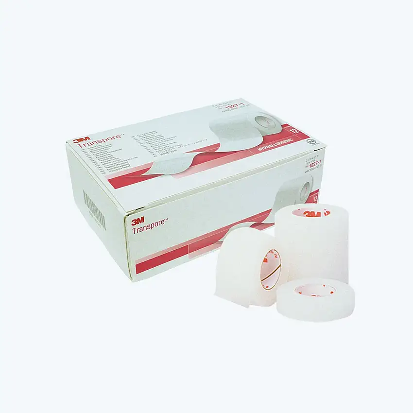 Sparadrap transparent - Plastique - Transpore - 3M