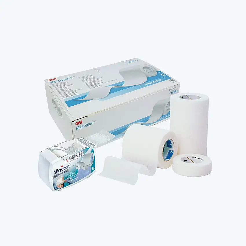 Micropore 3M - Sparadrap - Microporeux - Avec dévidoir - 3M