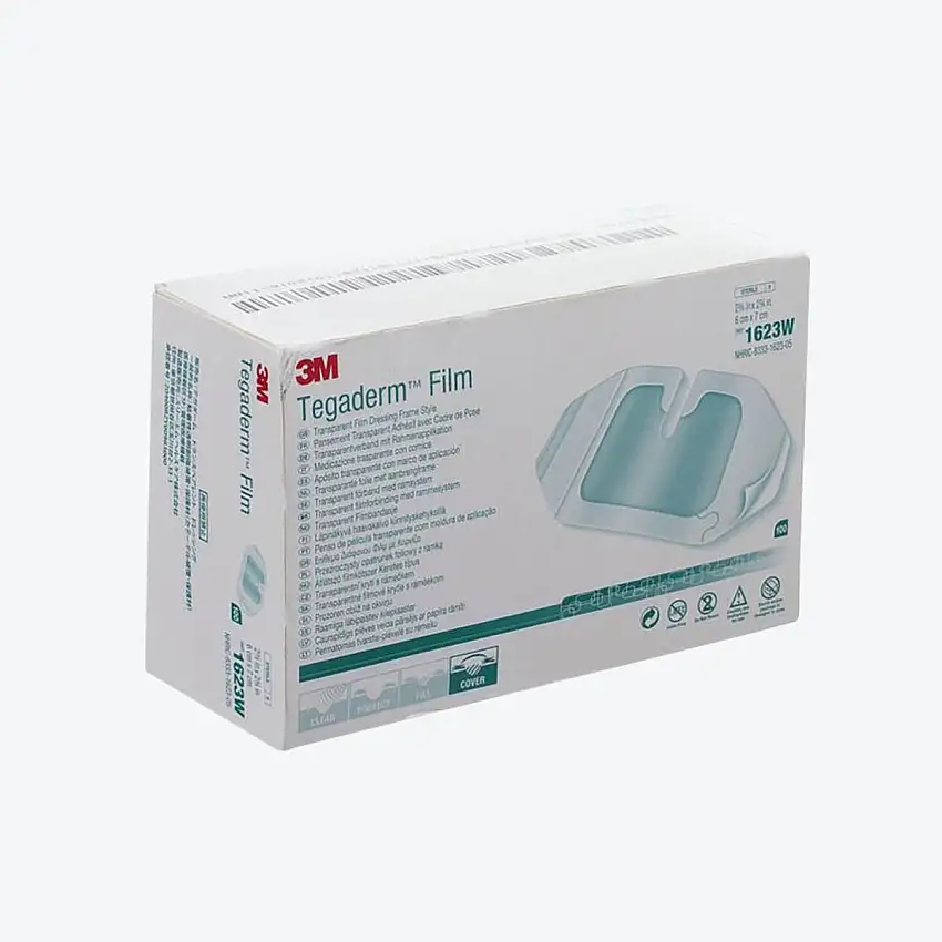 Pansement tegaderm - En U - 6 X 7 cm - Boîte de 100 - 3M