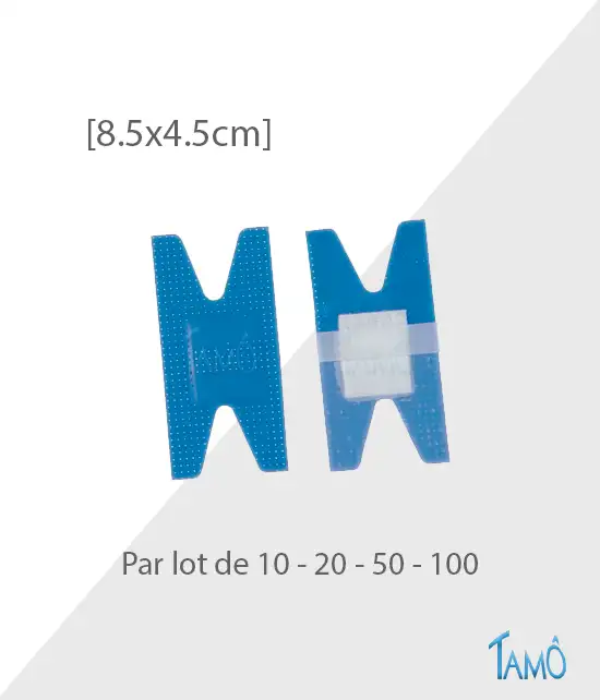 20 Jointures Détectables - Plastique Microperforé - 8.5 cm x 4.5 cm
