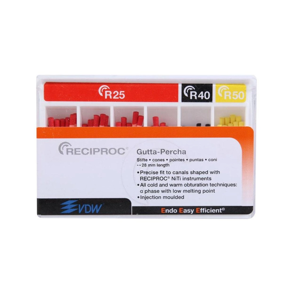 VDW Reciproc Gutta Percha Points assortiment 60 pcs