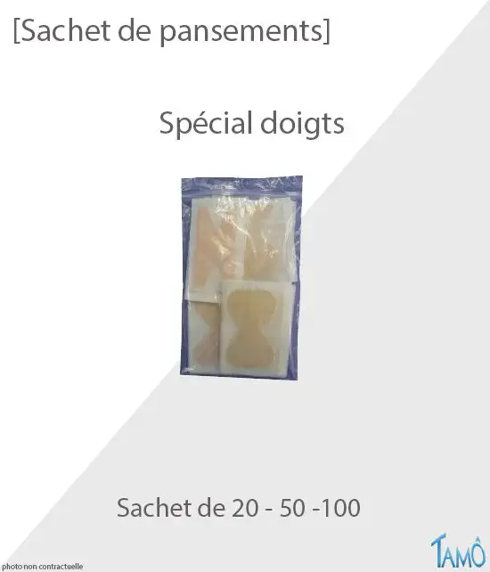 SACHET DE PANSEMENTS - "Spécial Doigts"