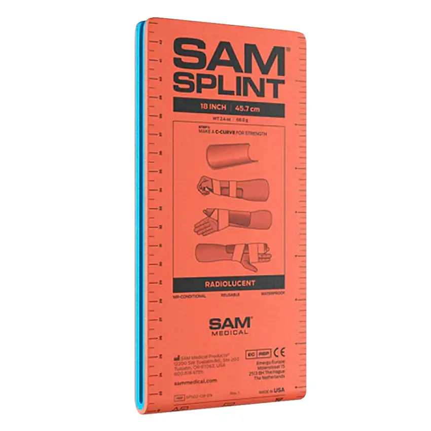 Attelle modelable Sam Splint - Pliée