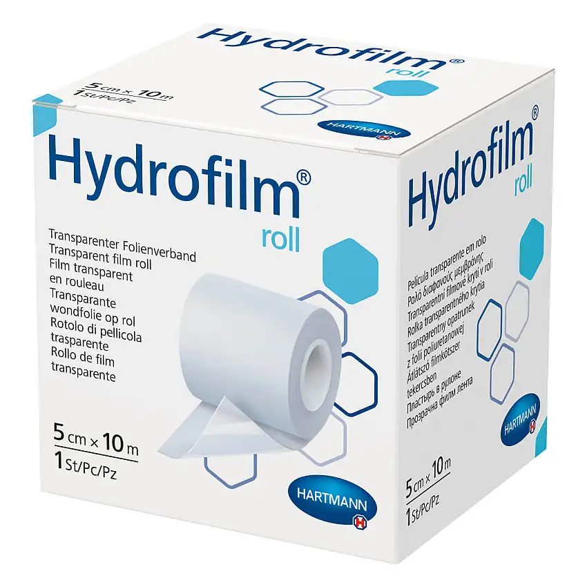 HARTMANN Film de fixation en rouleau Hydrofilm 5 cm