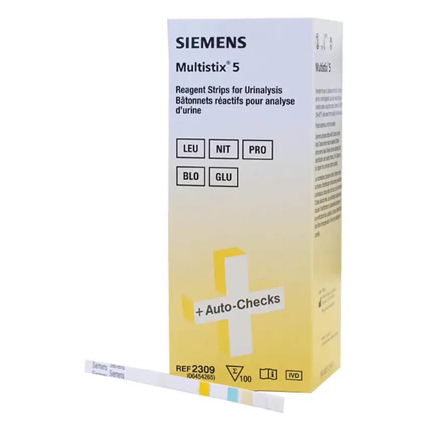 Siemens Bandelettes réactives pour analyse urinaire Multistix 5
