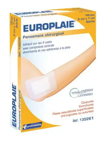 50 pansements stériles 10x15cm