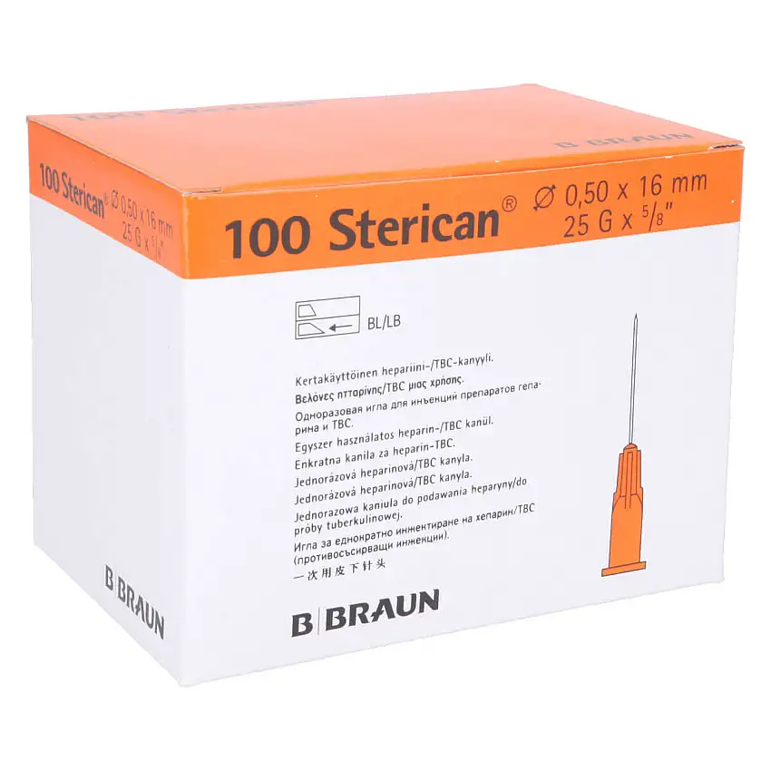 B. Braun Aiguilles à héparine et tuberculine Sterican
