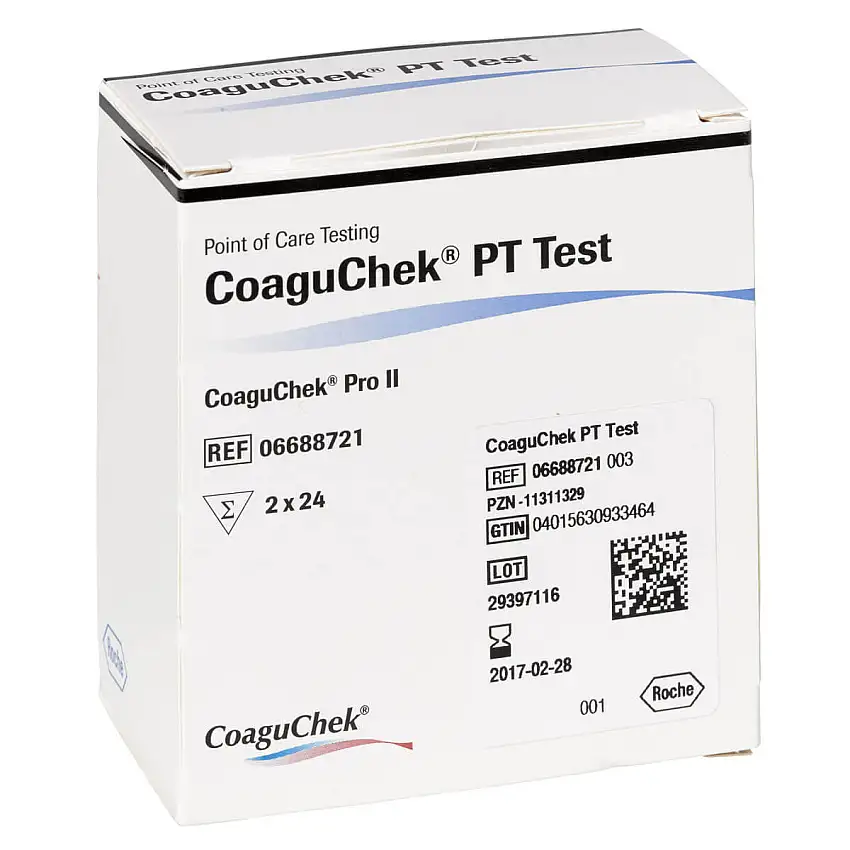 Roche Bandelettes de test CoaguChek PT Test