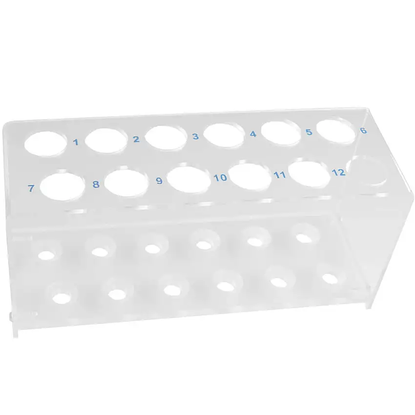 Hecht Assistent Porte-tubes à essai grand 12 verres