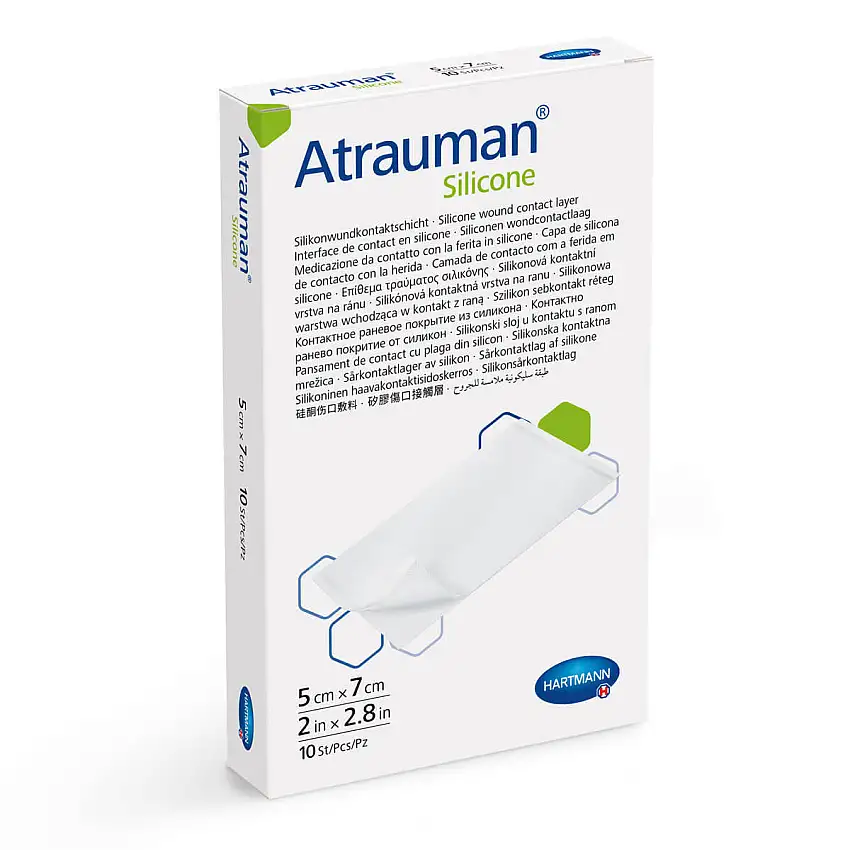 HARTMANN Interface de contact Atrauman Silicone 5 x 7 cm