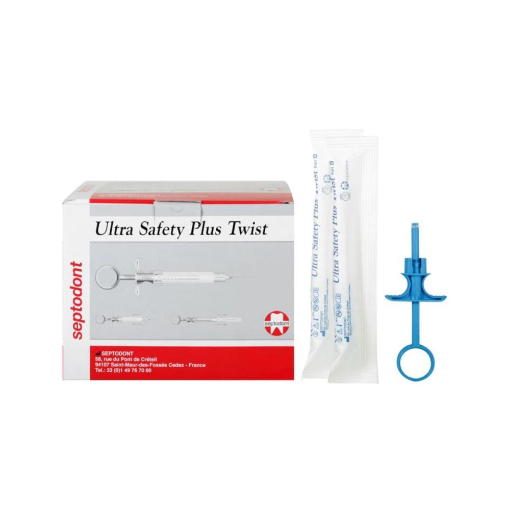 Septodont Ultra Safety Plus Twist 30G court 25x0,3 mm 100 pcs