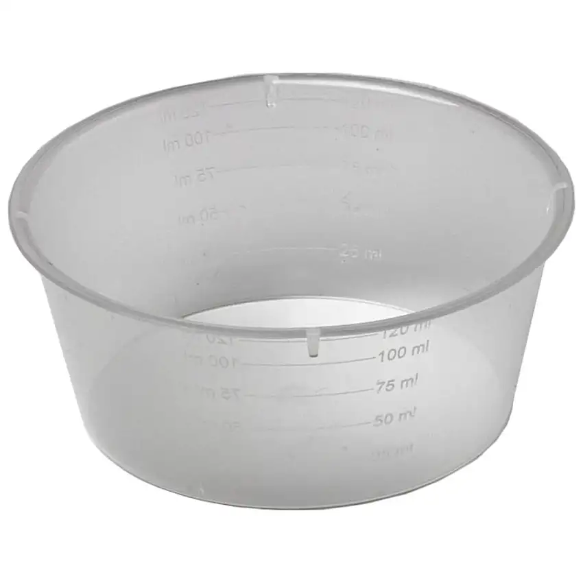 Fuhrmann Bols en plastique stériles 120 ml, simple stérile (paquet de 10)