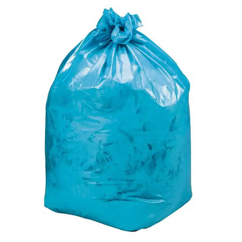 Dr. No Sacs poubelle 70 l, bleu, 10 x 25 pièces