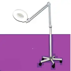 Lampe Loupe Led à pieds à roulettes