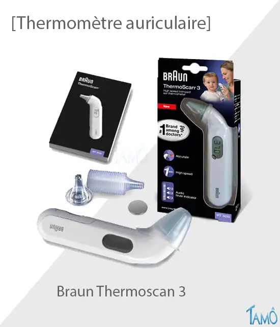 Thermomètre Auriculaire - Braun Thermoscan 3