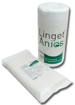Boîte de 120 lingettes Anios 14x19cm