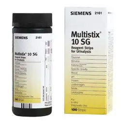 100 bandelettes réactives Multistix 10 SG