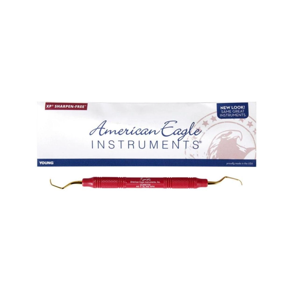 American Eagle curette Columbia 4L/4R XP (3/8) rouge