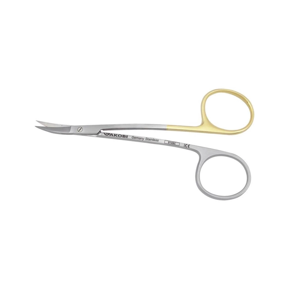 Jakobi ciseaux à gencives double courbés