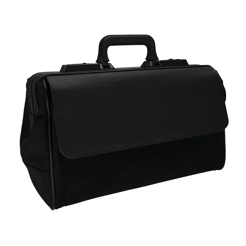 DÜRASOL Sac médical Rusticana Classic grand format 1, Tissu en nylon, noir