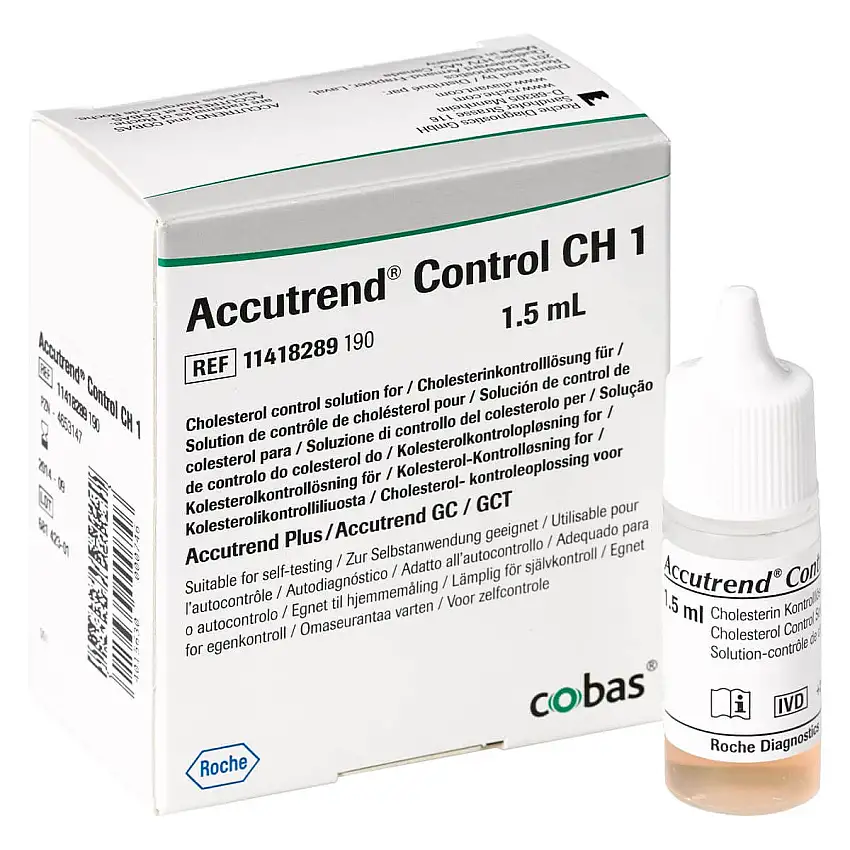 Roche Solution de contrôle Accutrend Contrôle du cholestérol