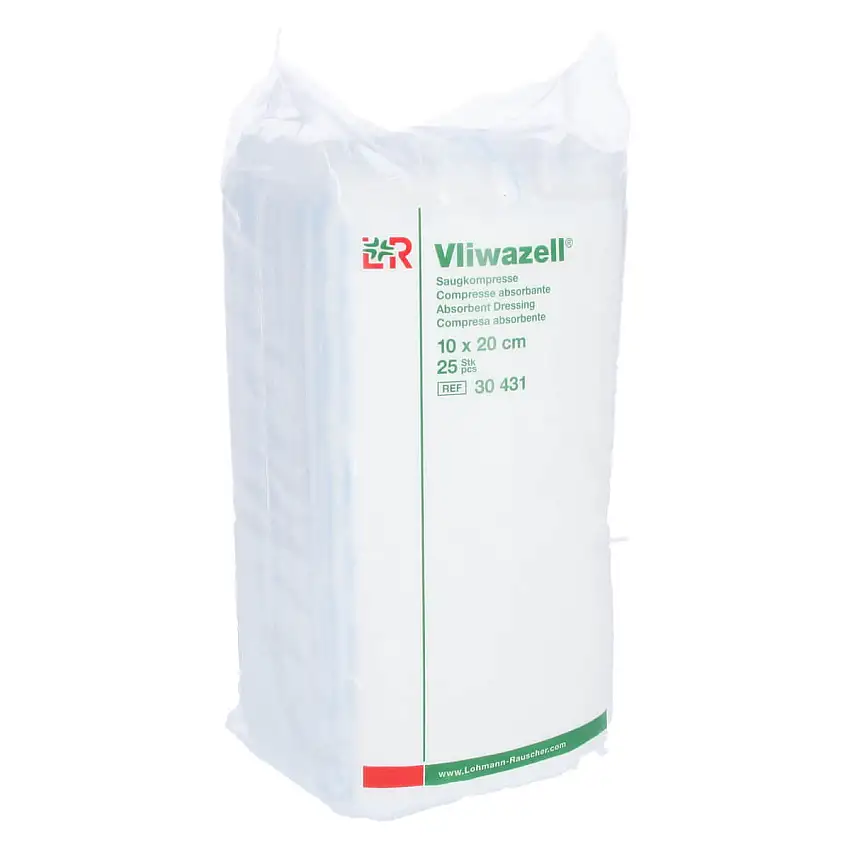 Lohmann & Rauscher Compresses non stériles Vliwazell L 10 x l 10 cm
