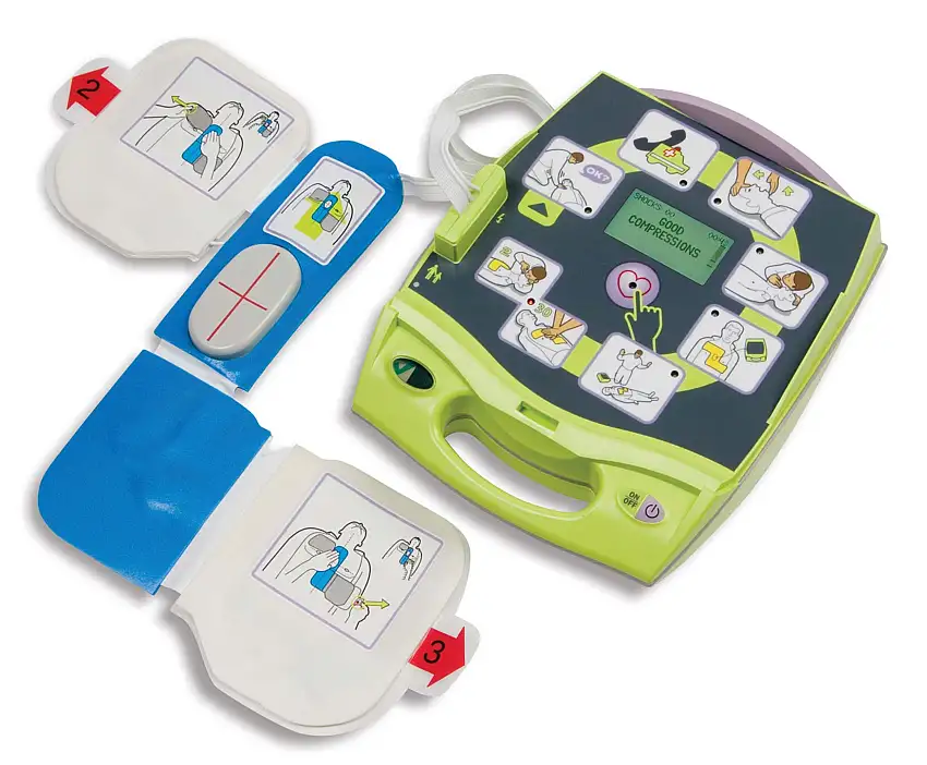 AED Plus Automatic Defibrillator - With CPR-D Padz - Zoll