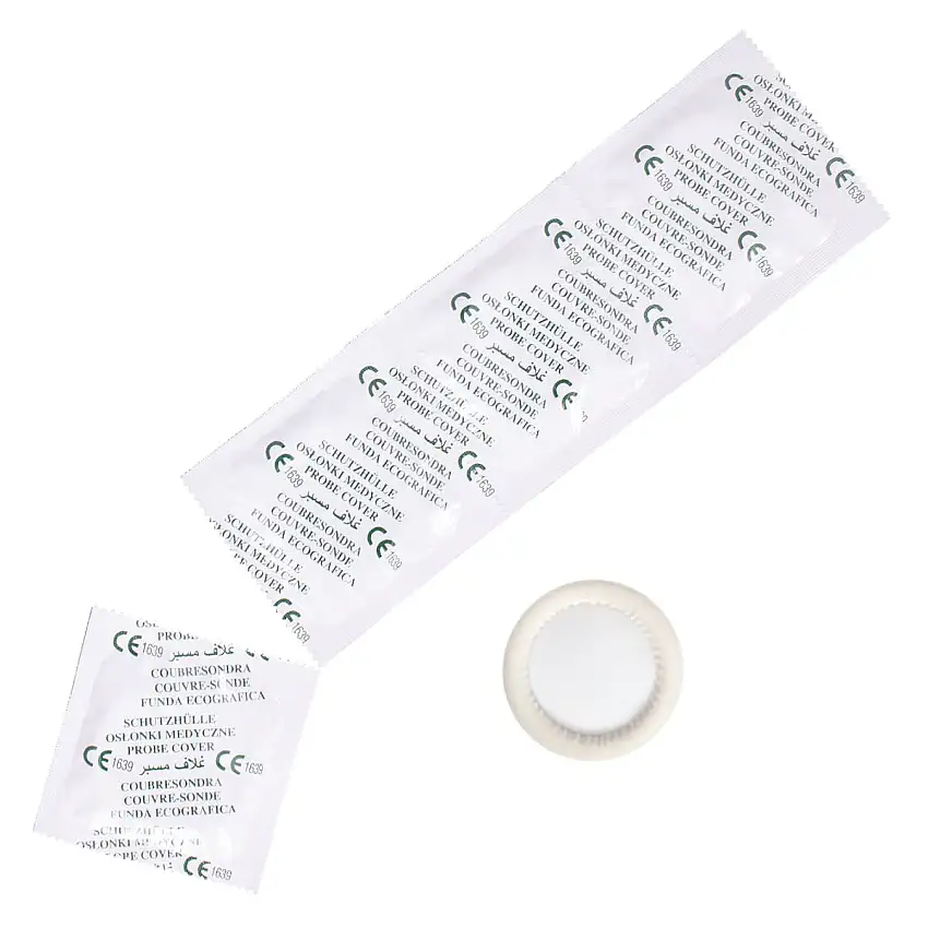 Dr. No Couvres-sondes médicaux Ø 34 mm, 100 pièces (non stériles, emballées individuellement)