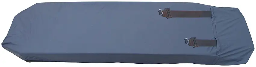 Fitted sheet for stretcher - Strap passages - Clinibed