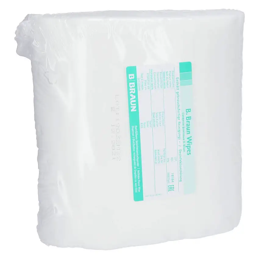 B. Braun Lingettes en tissu non tissé Wipes ECO Rouleau de lingettes en tissu non-tissé mini ECO avec 60 lingettes