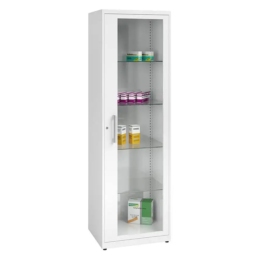 mauser Armoire à médicaments client kontoro 60 cm (1 porte battante)