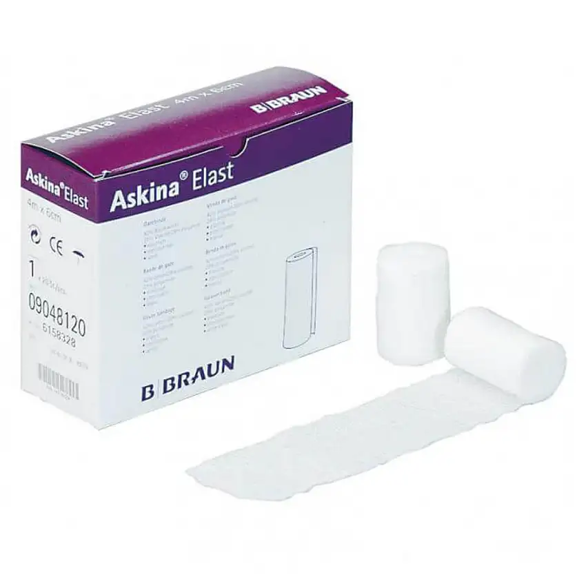 B. Braun Bande de fixation Askina Elast Fine 4 cm x 4 m, blanc, 20 pièces