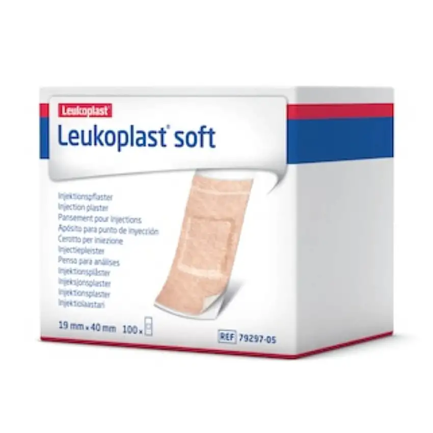 Leukoplast Pansement pour injection Leukoplast soft L 4 x l 1,9 cm, pansement pour injection