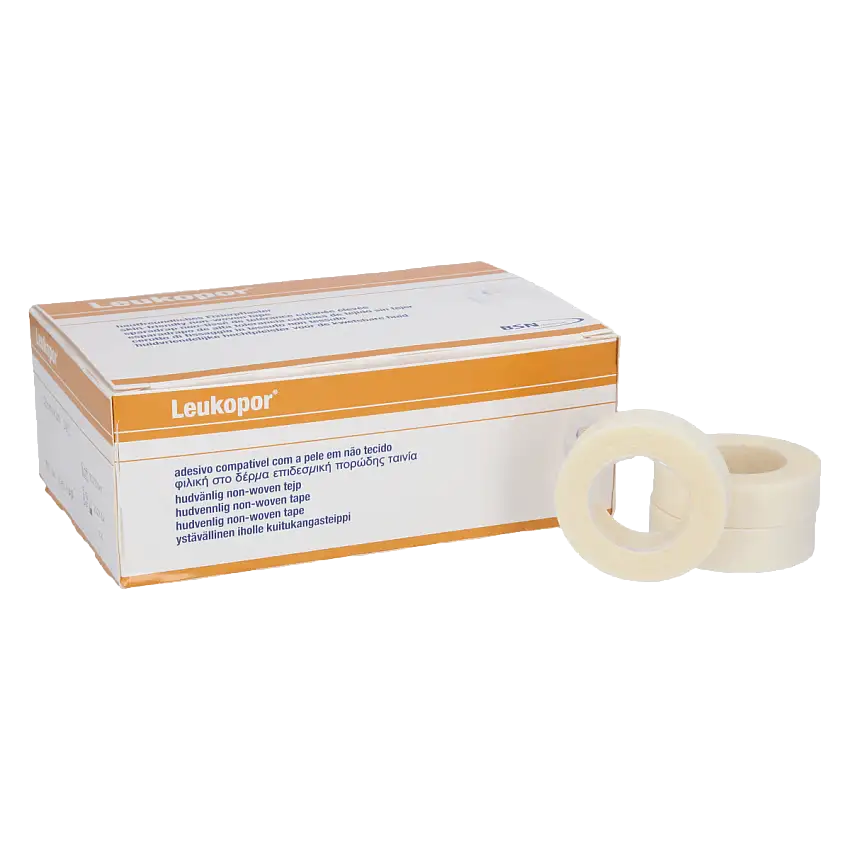 BSN Sparadrap de fixation Leukopor 1,25 cm, 9,2 m