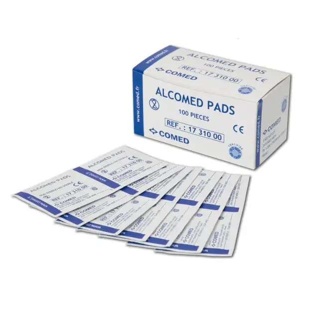 Comed Alcomed Coussinets 5 x 5 cm (100)