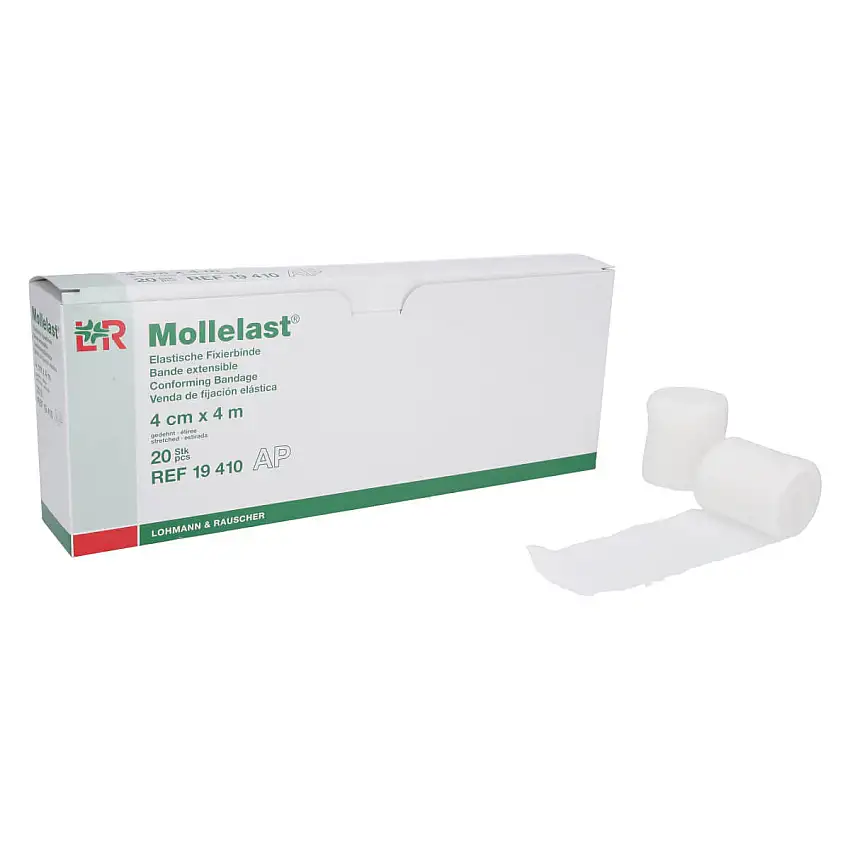Lohmann & Rauscher Bande de fixation Mollelast 4 cm x 4 m, 20 pièces