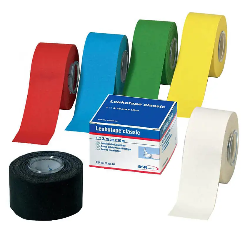 BSN Gros paquet Leukotape classic bandes adhésives non-élastique Jaune