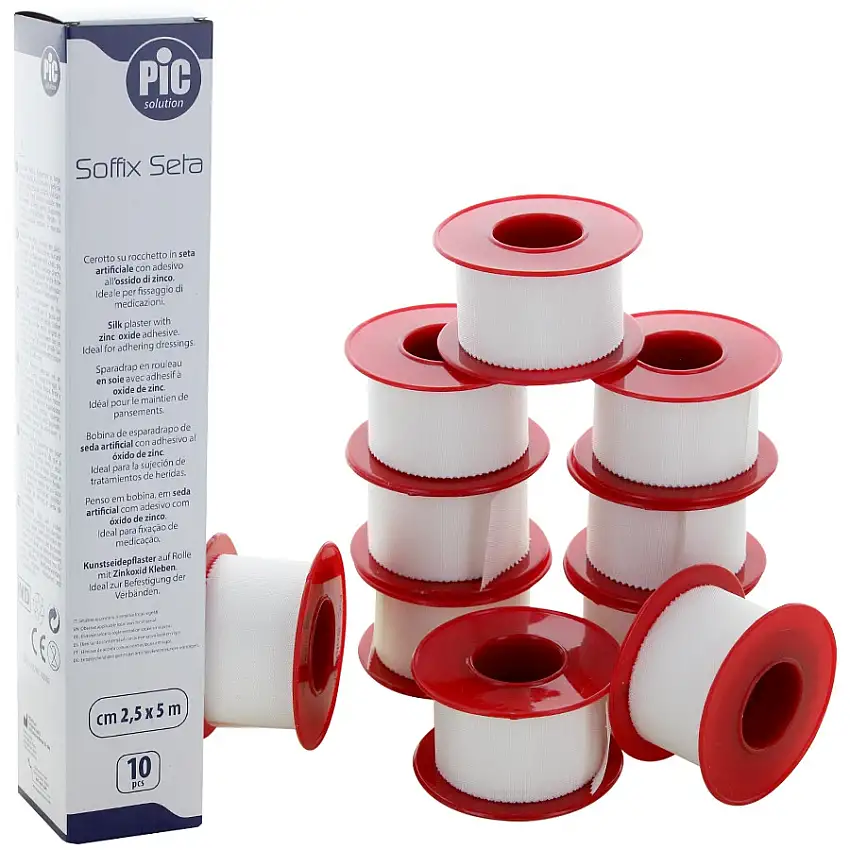 Sparadrap à l'oxyde de zinc Soffix Seta PIC (boite de 5 ou 10)