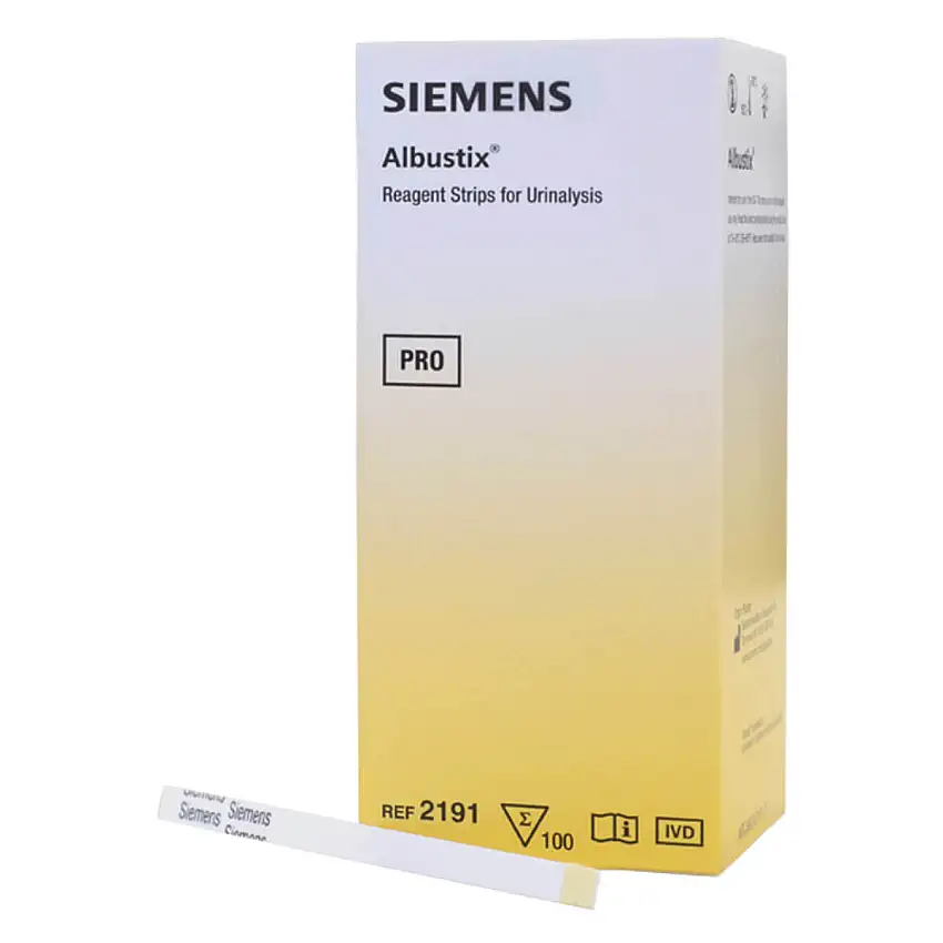 Siemens Bandelettes réactives pour analyse d'urine Albustix