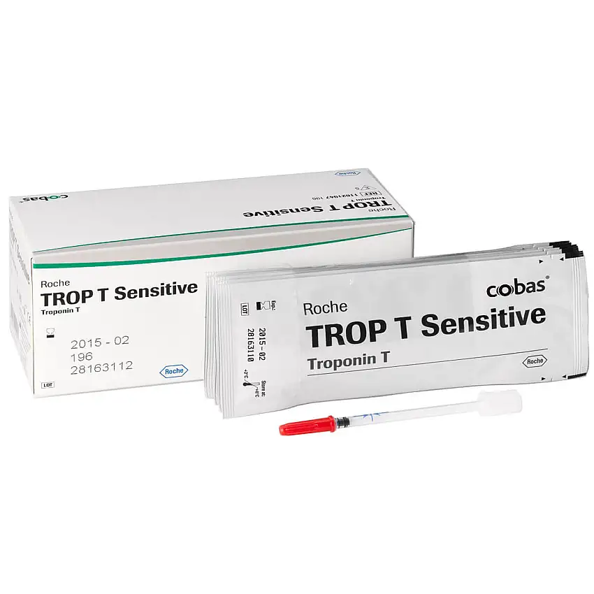 Roche Test TROP T Sensitive Avec pipettes de dosage, 5 pièces