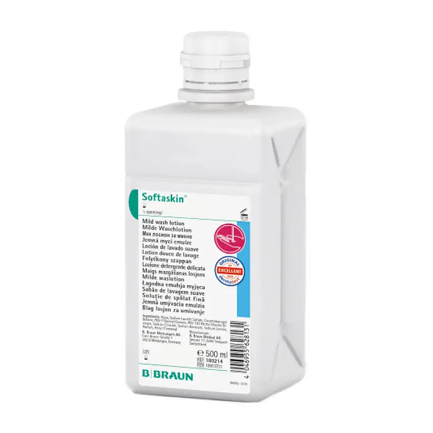 B. Braun Lotion lavante BBraun Softaskin 500 ml (flacon)