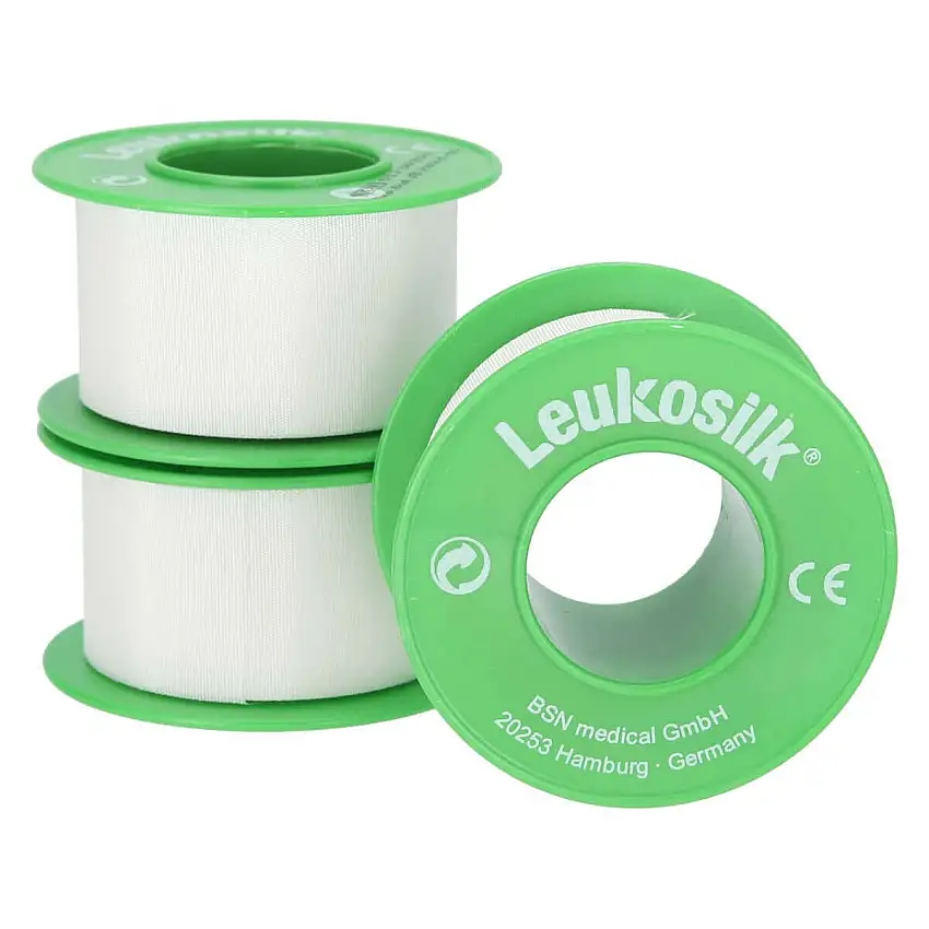 BSN Sparadrap de fixation Leukosilk 5 m, 2,5 cm