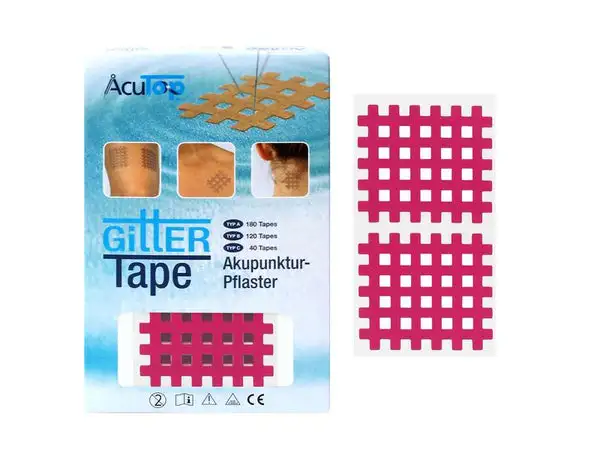 AcuTop Gitter Tape Typ C pink, 5.2 cm x  4.4 cm, 40 Stück