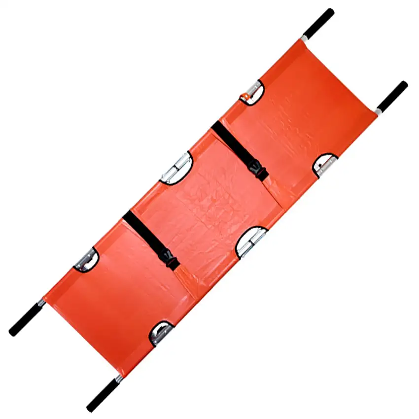 Brancard pliable en 4