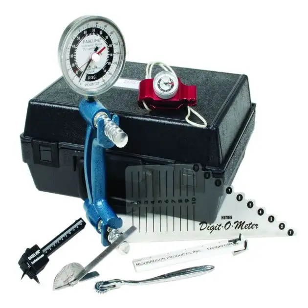 Ensemble 7 pièces d'évaluation de mains 91 kg analogue