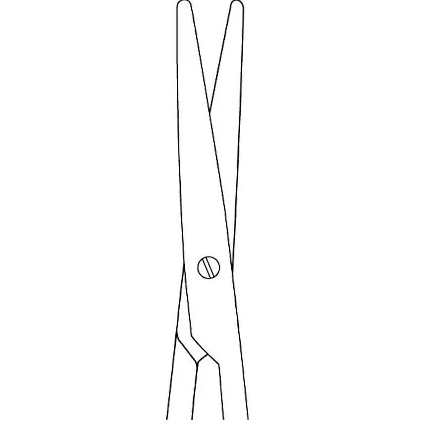 Tekno-Medical Ciseaux de Metzenbaum BoB 14,5, Droit