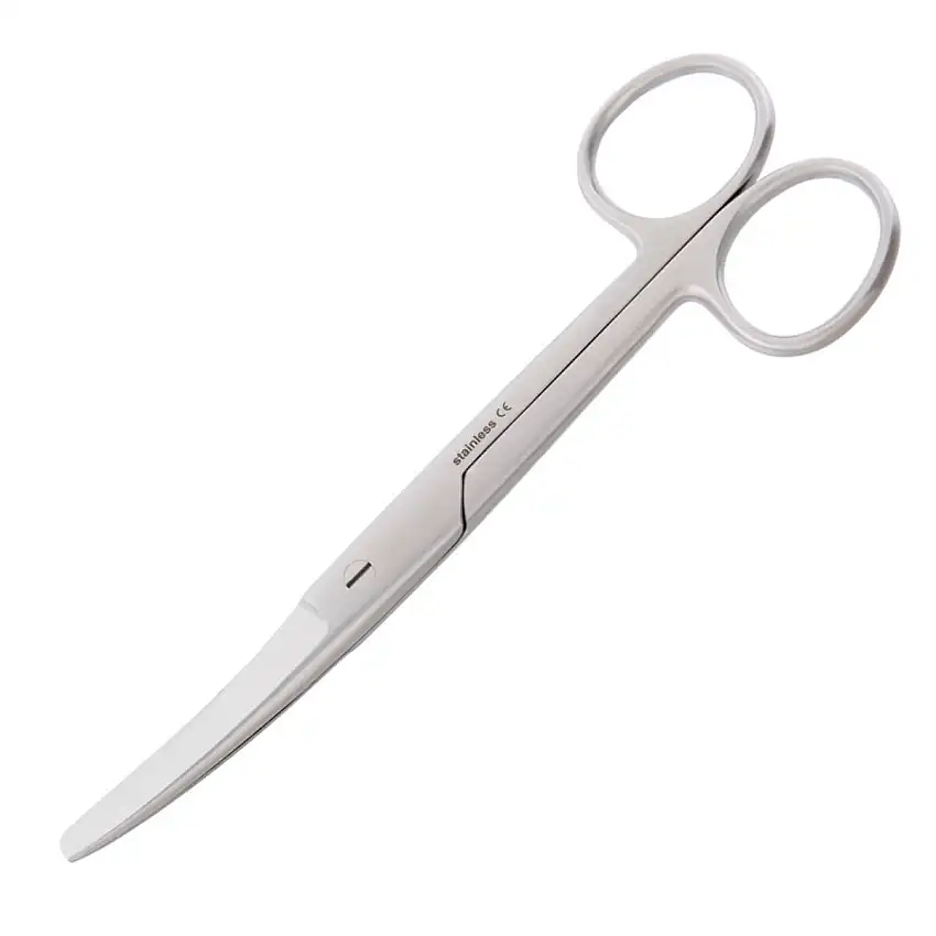 SavingTek Ciseaux chirurgicaux pointus/émoussés Courbé, 13 cm