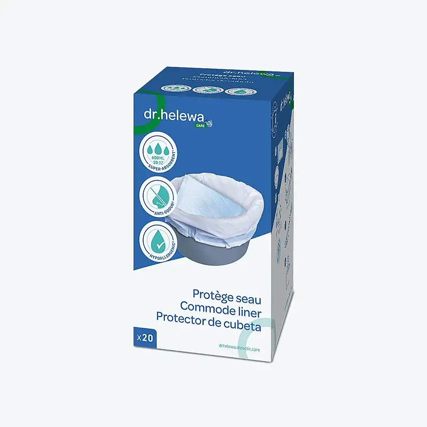 Sac hygiénique - Protège seau - 600 ml - Par 20 - Dr Helewa - Winncare